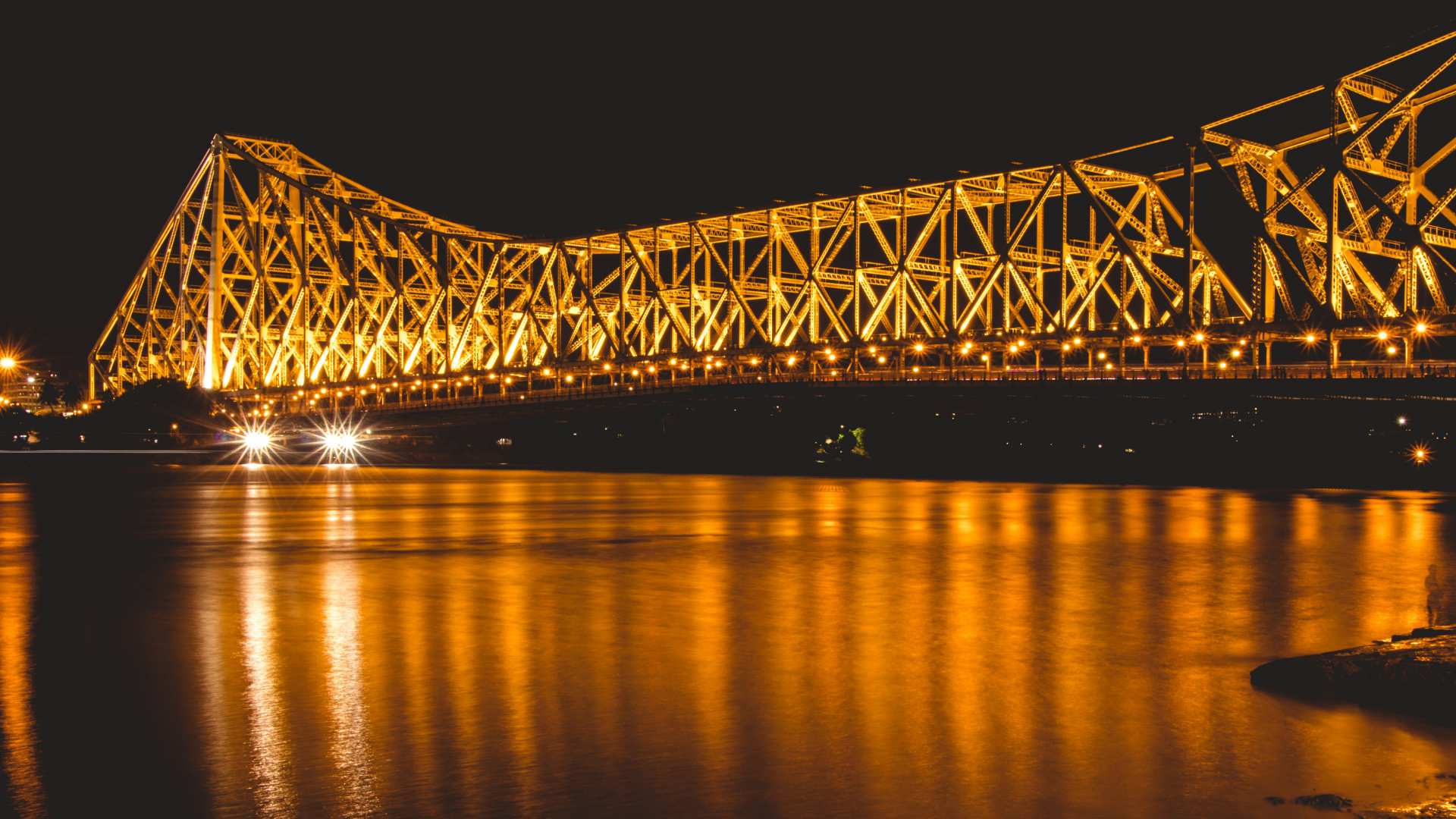 Howrah Bridge Night View